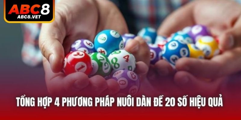 Tổng hợp 4 phương pháp nuôi dàn đề 20 số hiệu quả